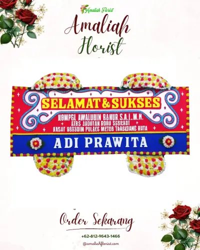 Karangan Bunga Ucapan Selamat di Aketobatu