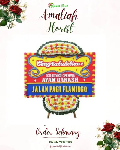 Bunga Papan Congratulation di Aketobatu
